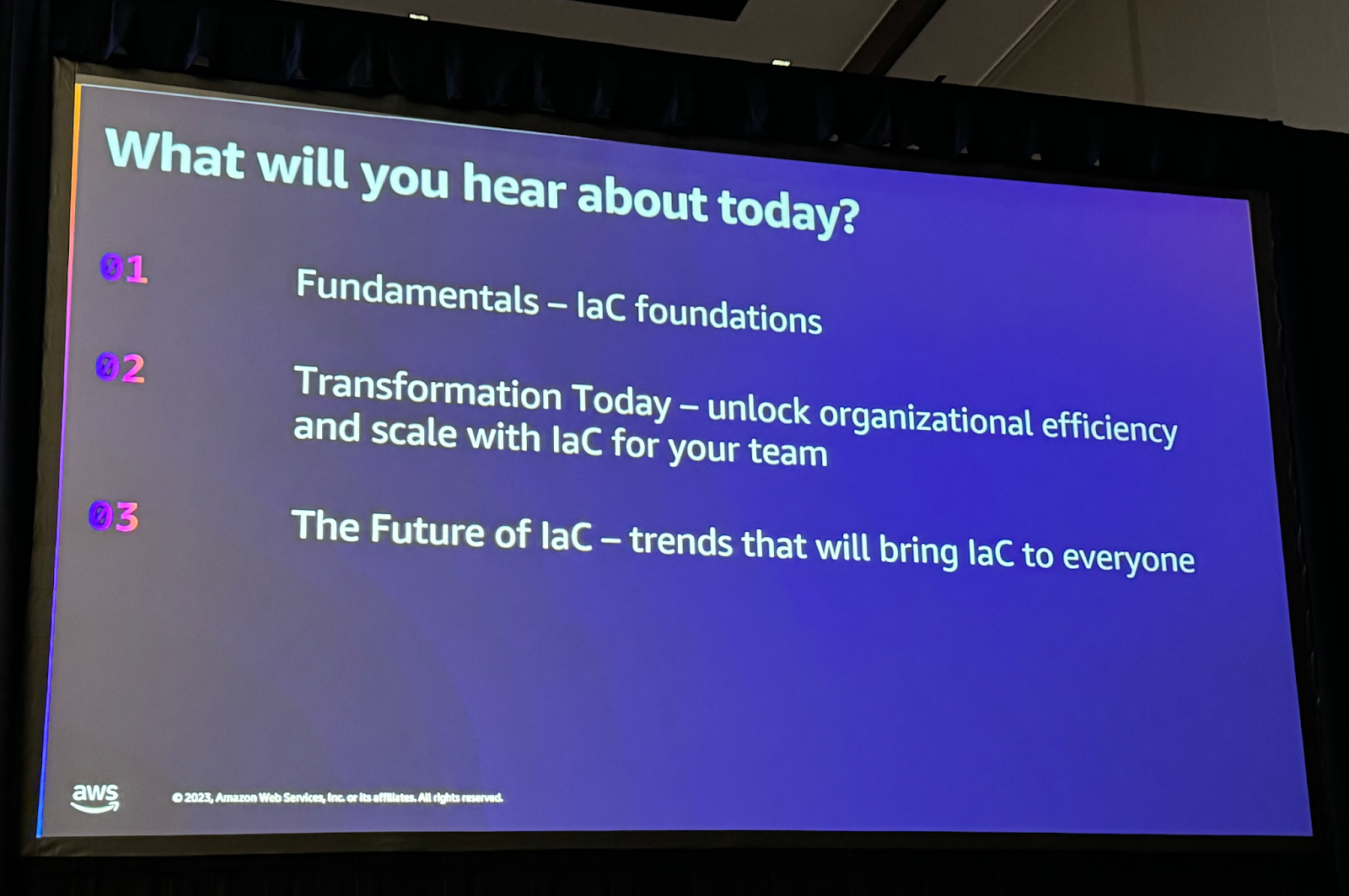 Aws infrastructure as code a year in review hyper billing